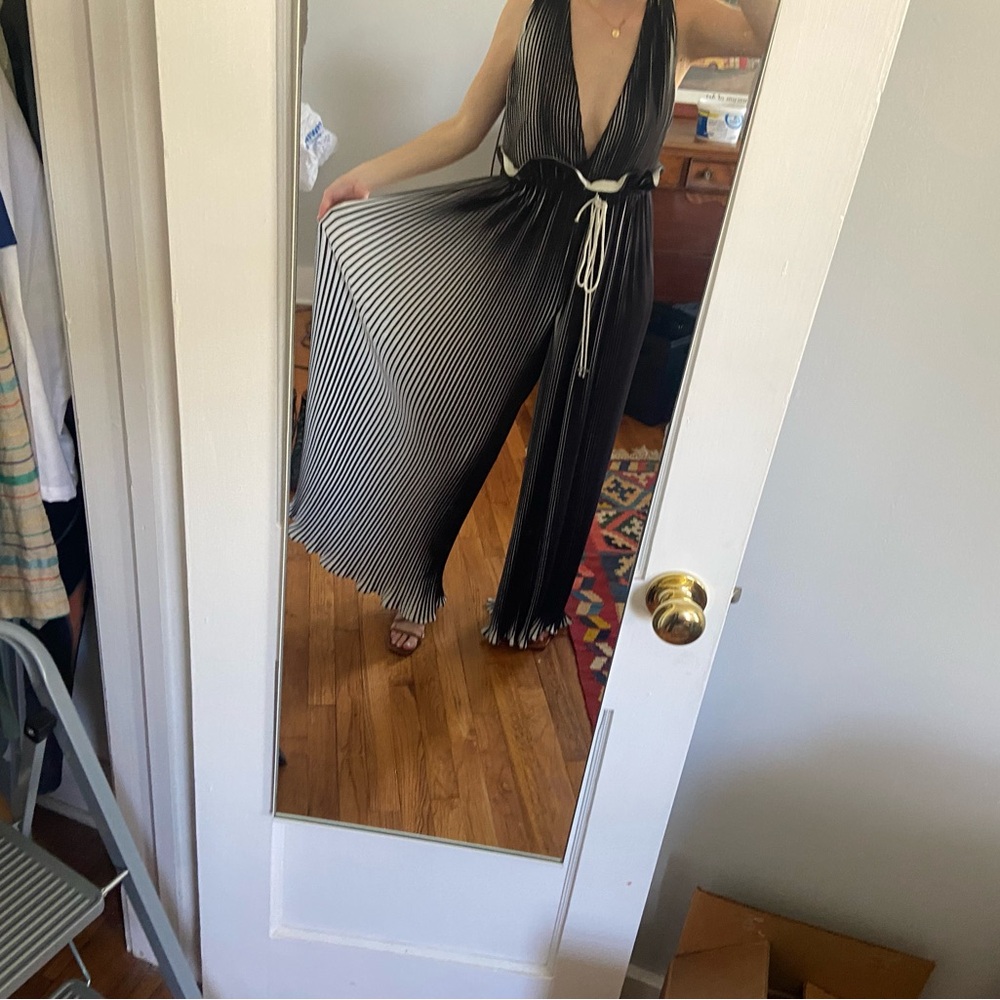 Anthropology Sample Pleated Jumpsuit Sz small